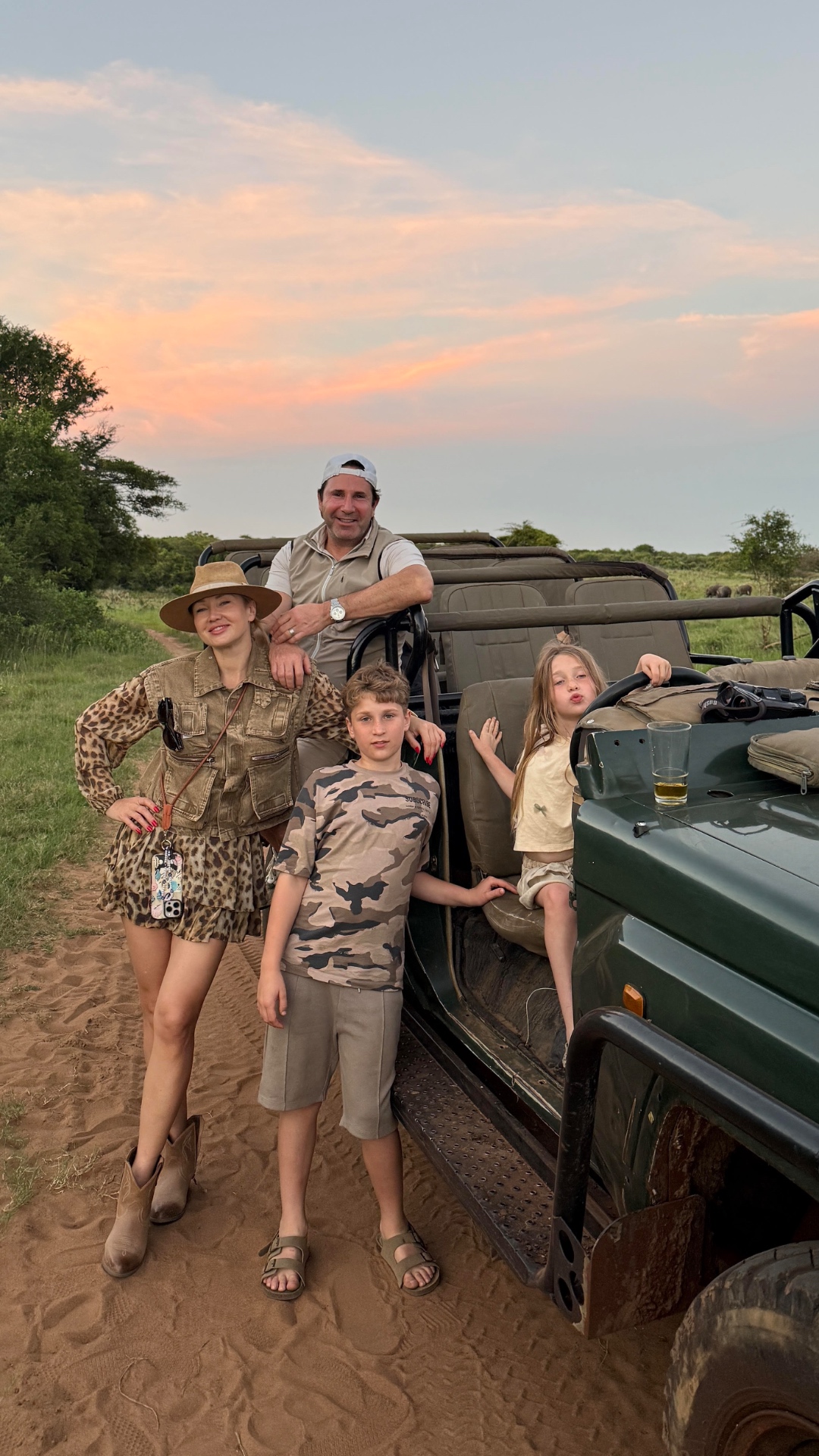 Shawn Frazer on safari